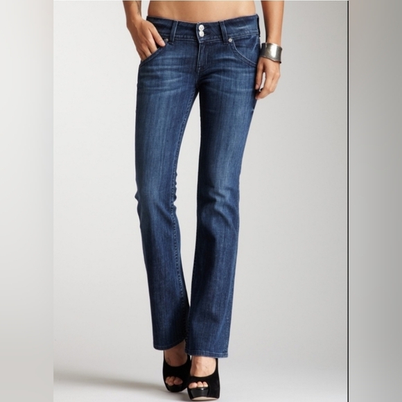 Hudson Signature Petite Bootcut Low Rise Medium Wash Jeans 27 - Picture 9 of 9